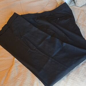 Stafford Black Travel Stretch Pants